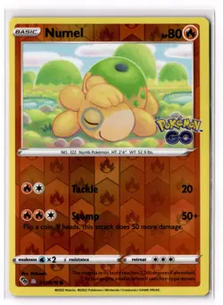 Numel (Peelable Ditto) 013/078 Pokemon GO Reverse Holo NM - Image 1