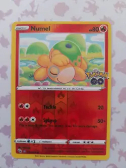 Pokemon GO - Numel 013/078 - Peelable Hidden Ditto Reverse Holo - UNPEELED NM - Image 1