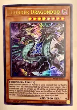 *** THUNDER DRAGONDUO *** ULTRA RARE MP19-EN170 YUGIOH! - Image 1