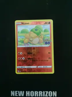 013/078 NUMEL DITTO UNPEELED REVERSE HOLO POKEMON GO Pack Fresh NM - Image 1