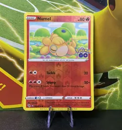 013/078 NUMEL DITTO UNPEELED REVERSE HOLO POKEMON GO LP/NM (Combine P&P) - Image 1