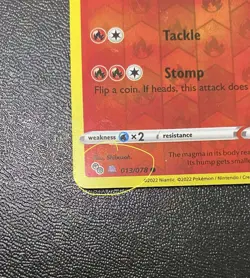 013/078 NUMEL DITTO UNPEELED REVERSE HOLO POKEMON GO LP/NM (Combine P&P) - Image 3