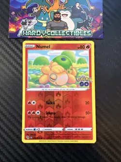 013/078 NUMEL DITTO UNPEELED REVERSE HOLO POKEMON GO Pack Fresh NM - Image 1