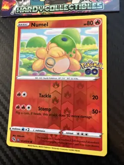 013/078 NUMEL DITTO UNPEELED REVERSE HOLO POKEMON GO Pack Fresh NM - Image 2