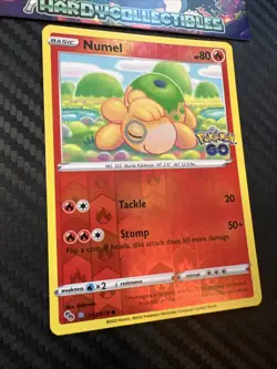 013/078 NUMEL DITTO UNPEELED REVERSE HOLO POKEMON GO Pack Fresh NM - Image 3