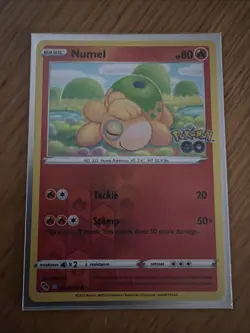 Ditto Numel Pokemon Go Reverse Holo TCG Card Pokemon TCG 013/078 Common - Image 1