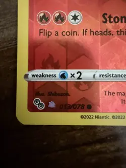 Numel 013/078 (Ditto) unpeeled Pokemon GO Reverse Holo - Image 3