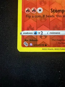 Numel (Peelable Ditto) 013/078 Pokemon GO Reverse Holo - Image 3