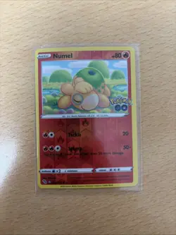 Numel Reverse Holo Card Peelable Ditto: 013/078, Pokemon Go - Image 1