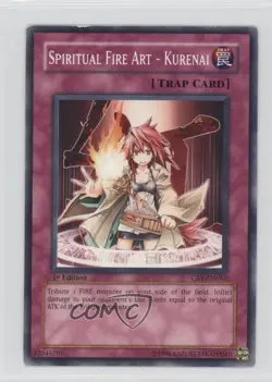 Spiritual Fire Art - Kurenai 1st Ed. YuGiOh Cybernetic Revolution #CRV-EN052 - Image 1