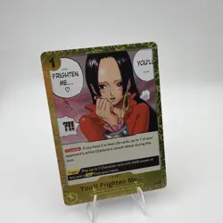One Piece OP14-118 Boa Hancock Card - Rare Foil You’ll Frighten Me CCG 2026 - Image 1