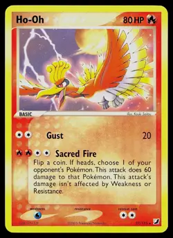 Pokemon Card - Ho-Oh Unseen Forces 27/115 Rare - Image 1