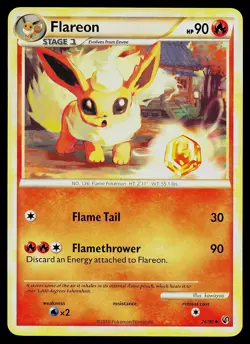 Pokemon Card - Flareon Undaunted 26/90 Uncommon - Image 1