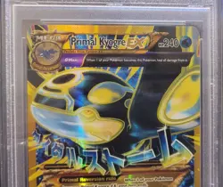 PSA 8 Primal Kyogre EX Ancient Origins 96/98 Secret Rare Holo Pokemon Card - Image 3