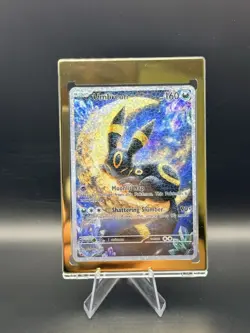 Fan Made Custom Display Card Umbreon Moonlit Nap - Image 1