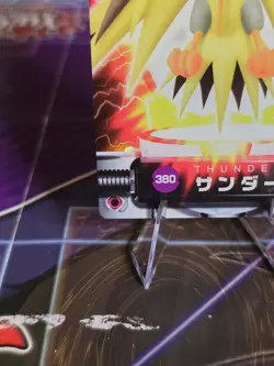 2004 CARDDASS POKEMON ADVANCED GENERATION ZUKAN CARD HOLO #380 ZAPDOS - Image 5