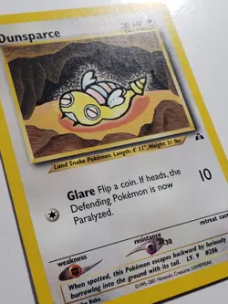 Dunsparce 54/75 VLP - 1999 Neo Discovery Pokemon Card - Yukiko Baba Art - Image 2