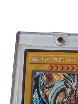 🔥2003 YUGIOH BPT-009 BLUE-EYES WHITE DRAGON SECRET RARE - Image 2