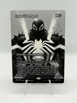 Magic: The Gathering Spider-Man Opposition Agent Borderless Marvel MAR 0019 - Image 1
