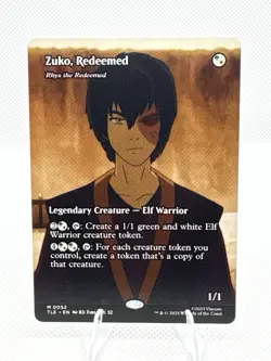 Magic: The Gathering Zuko, Redeemed M 0052 Rare Legendary Elf Warrior Avatar Wh… - Image 1