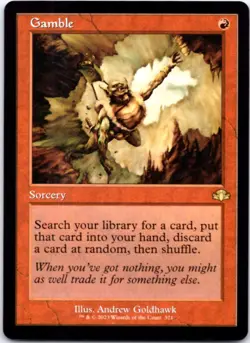 Gamble (Retro Frame) Dominaria Remastered, 321 NM - Image 1