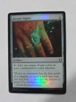 Arcane Signet #298 Foil NM Baldur's Gate CLB Magic MTG - Image 1