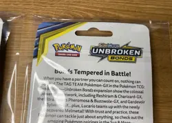 POKEMON Sun & Moon Unbroken Bonds Blister Pack PIKACHU & EEVEE Sealed Booster - Image 4
