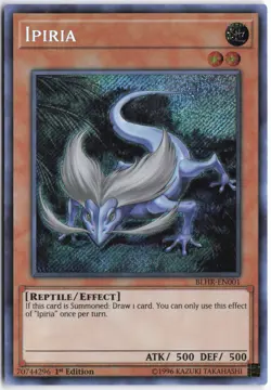 Yugioh - Ipiria BLHR-EN001 1st Edition - Battles of Legend: Hero's Revenge - Image 1