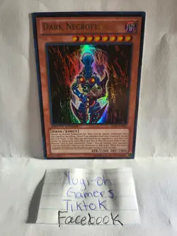 Yugioh Dark Necrofear LC03 Limited Edition Ultra Light Played - Image 1