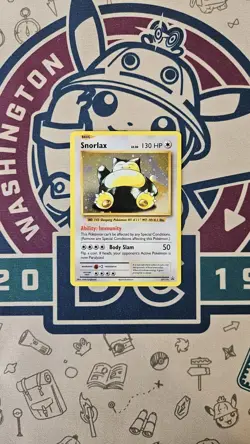 Snorlax XY179 Cosmos Holo Black Star Promo Pokemon Card - Near Mint - Image 1