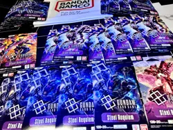 Gundam Card Game GD03 Steel Requiem Sleeved Booster Pack (LOT OF 28) New Sealed - Image 3