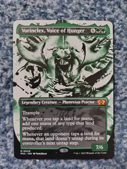 MAGIC THE GATHERING MTG: 1x VORINCLEX, VOICE OF HUNGER SHOWCASE MYTHIC RARE NM C - Image 1