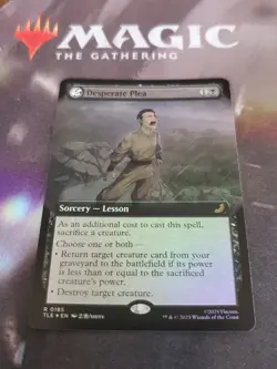 Mtg. Desperate Plea. Foil Extended Art. Avatar: The Last Airbender. Nm - Image 1