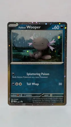 Paldean Wooper SVP 041 Black Star Promo Cosmos Holo Pokemon TCG Scarlet & Violet - Image 1