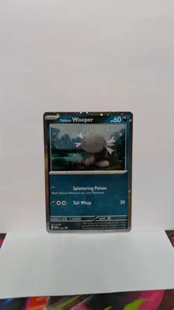 Paldean Wooper SVP 041 Black Star Promo Cosmos Holo Pokemon TCG Scarlet & Violet - Image 3