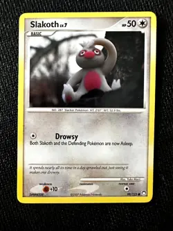 Slakoth 99/123 Mysterious Treasures Pokemon Card - Image 1