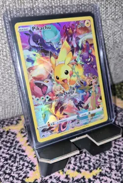 Pokemon TCG Pikachu Crown Zenith Holo Card 160/159 Secret Rare - Image 1