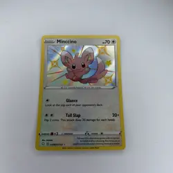Pokemon Card - Minccino Shining Fates SV093/SV122 Shiny Holo Rare - Image 1