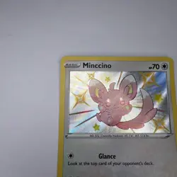 Pokemon Card - Minccino Shining Fates SV093/SV122 Shiny Holo Rare - Image 3