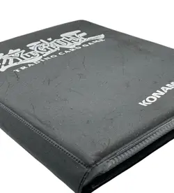 Vintage Yugioh Konami Card Folder Portfolio Binder Black Kazuki Takahashi 1996 - Image 3