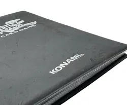 Vintage Yugioh Konami Card Folder Portfolio Binder Black Kazuki Takahashi 1996 - Image 4