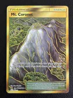 Mt. Coronet SV89/SV94 S&M Hidden Fates Shiny Vault Rare Pokemon TCG - Mint - Image 1