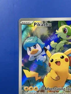 Pikachu SVP 027 Promo • NM • Pokemon TCG - Image 3