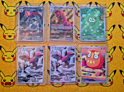 Pokemon Black Bolt and White Flare Lot Illustration Rares Promos MB Near Mint - Image 5