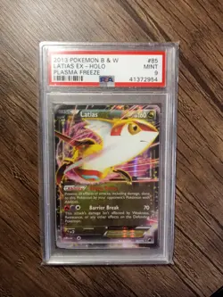 Latias EX 85/116 Black & White Plasma Freeze Ultra Rare Holo Pokemon PSA 9 MINT! - Image 1