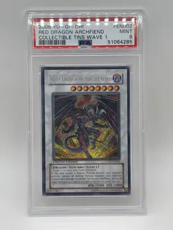 Yu-Gi-Oh! Red Dragon Archfiend PSA 9 Collectible Tins Wave 1 Promo CT05-EN002 - Image 1