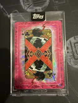 2025 Topps Marvel Mint Venom. Gambits Deck Playing Cards Encased /99 - Image 1