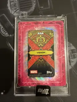 2025 Topps Marvel Mint Venom. Gambits Deck Playing Cards Encased /99 - Image 2