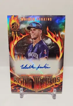 2024 Bowman - Rising Infernos Autographs Walker Jenkins #RIA-WJ /99 (AU, RC) - Image 1