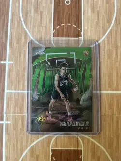2025-26 Topps Chrome Youthquake Walter Clayton Jr. #YQ-13 Green Refractor 32/99 - Image 1